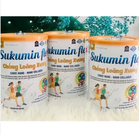 Thực phẩm bổ sung canxi SUKUMIN FLEX chống loãng xương - Canxi nano -lon 900g datte mới ,HÀNG CHÍNH HÃNG) 1
