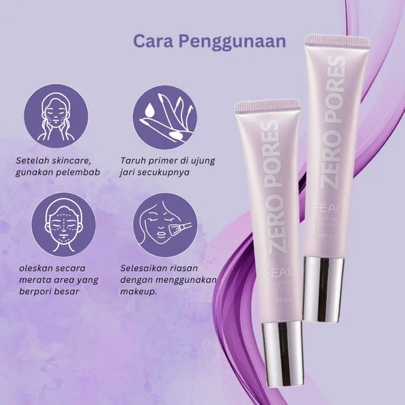 FEALI Make Up Primer Flawless Pores Serum - Zero Pores 20gr 1