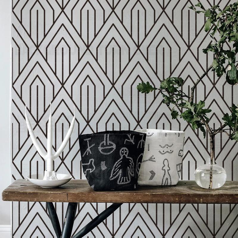 Product Introduction of 30cm - 70cm Wall Stencil Decor For Painting Template Decorative Brick Plaster Rollers Tiles Rococo Brickwork Leaf Floral S006 85