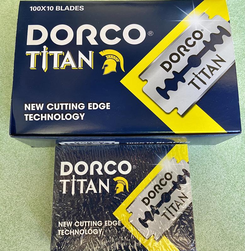 Free Ship CHÍNH HÃNG Lưỡi Lam Dorco Titan - Phụ Liệu Tóc Cạo Râu - Hộp 100 Lưỡi