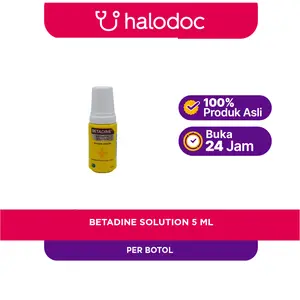 Betadine Solution 5 ml - Halodoc
