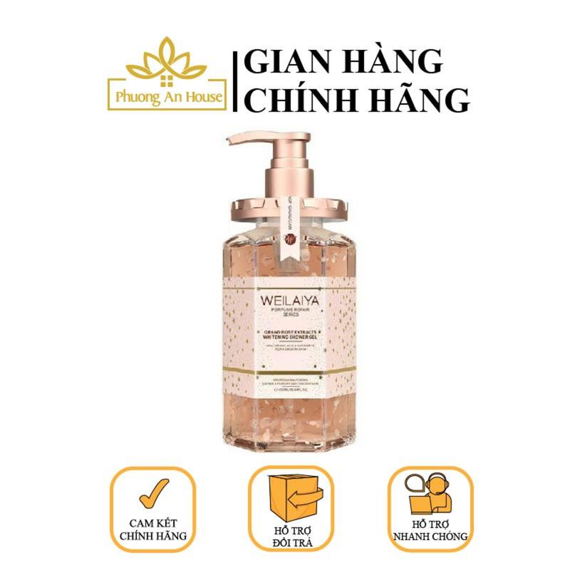 Sữa tắm hương hoa hồng Weilaiya Gel 450ml