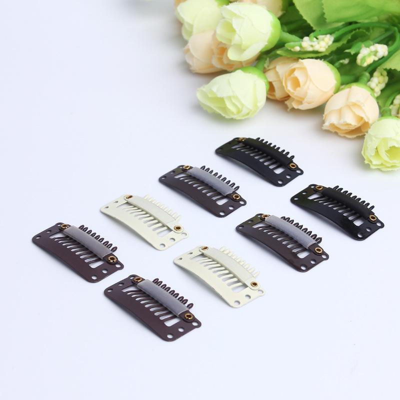 Product Introduction of DIY not easy to rust 3.2 cm carbon steel-tooth water drop wig clip wig BB clip pet clip 5