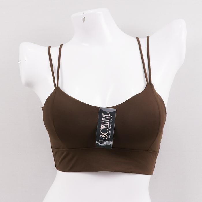 Gambar Scelta - Bra Sport Licin Atasan Tanktop Olahraga Busa Cup Bh At Sc 1122 - Putih dari Scelta Underwear Kota Administrasi Jakarta Barat 5 Tokopedia