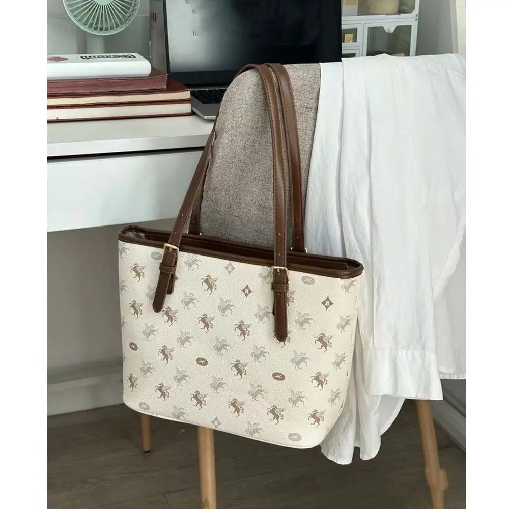 Túi Tote Cổ Điển Phong Cách Độc Đáo Mới, Túi Xách Đeo Một Bên Vai Thanh Lịch, Dành Cho Nữ, Cao Cấp, Dung Lượng Lớn, Thích Hợp Đi Lại Và Đi Học, Được Thu Thập Bởi 3134 Người