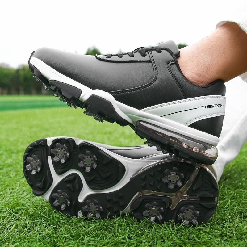 Product Introduction of New Breathable Men's Golf Shoes Professional 8 Studs Large Size Waterproof Non-slip Lightweight Casual Sports Shoes XZ25044 17