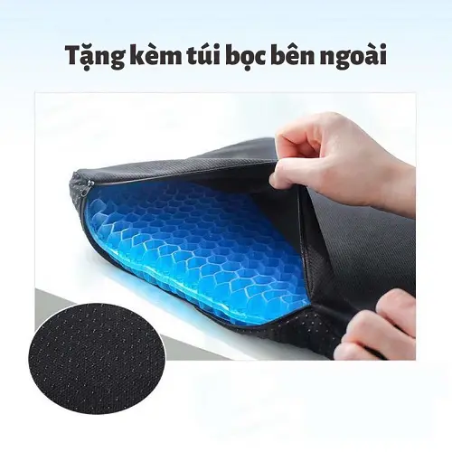 Đệm 3D thoáng khí thế hệ mới 2 lớp cao cấp lót ghế ngồi văn phòng mẫu mới 2022 6