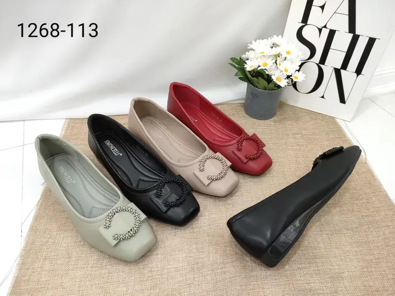 Simoncelli Sepatu Wanita Flat Big Size Import 1268-113 7