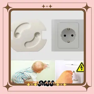 MSS Pengaman Stop Kontak Otomatis Electrick Socket Protection Automatic Penutup Colokan Listrik Baby Safety Socket Cover Bayi