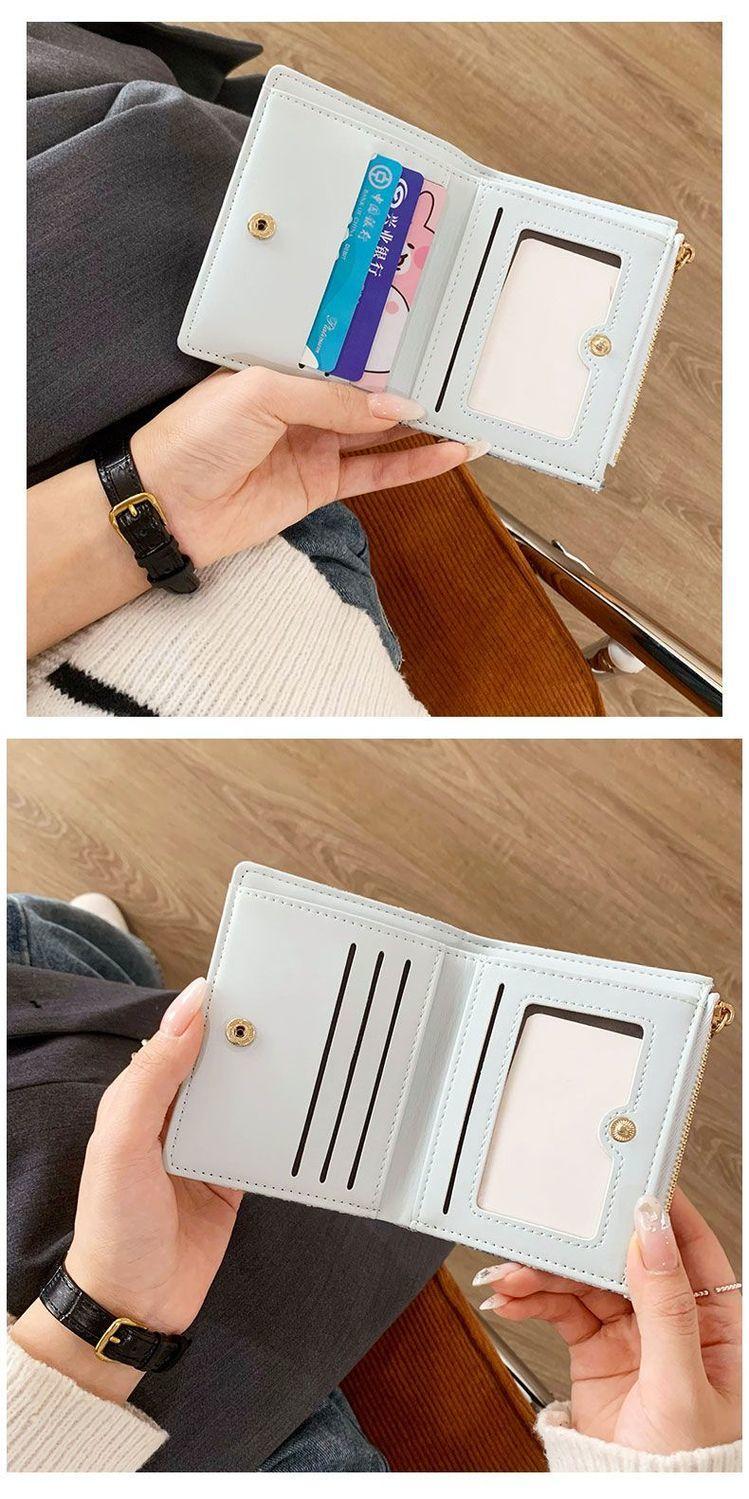 Product Introduction of [In Stock] Women's Wallet, Coin Purse, Card Holder, Leather Material, Fashion, Versatile, Casual 8