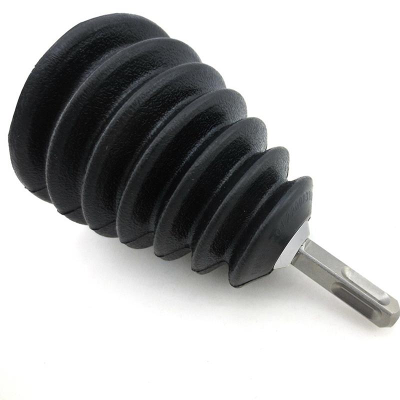 Product Introduction of Rubber Drill Dust Collector Cover Dustproof Cover Electric Hammer Cover Electric Drill Power Tool Accessories Black 49