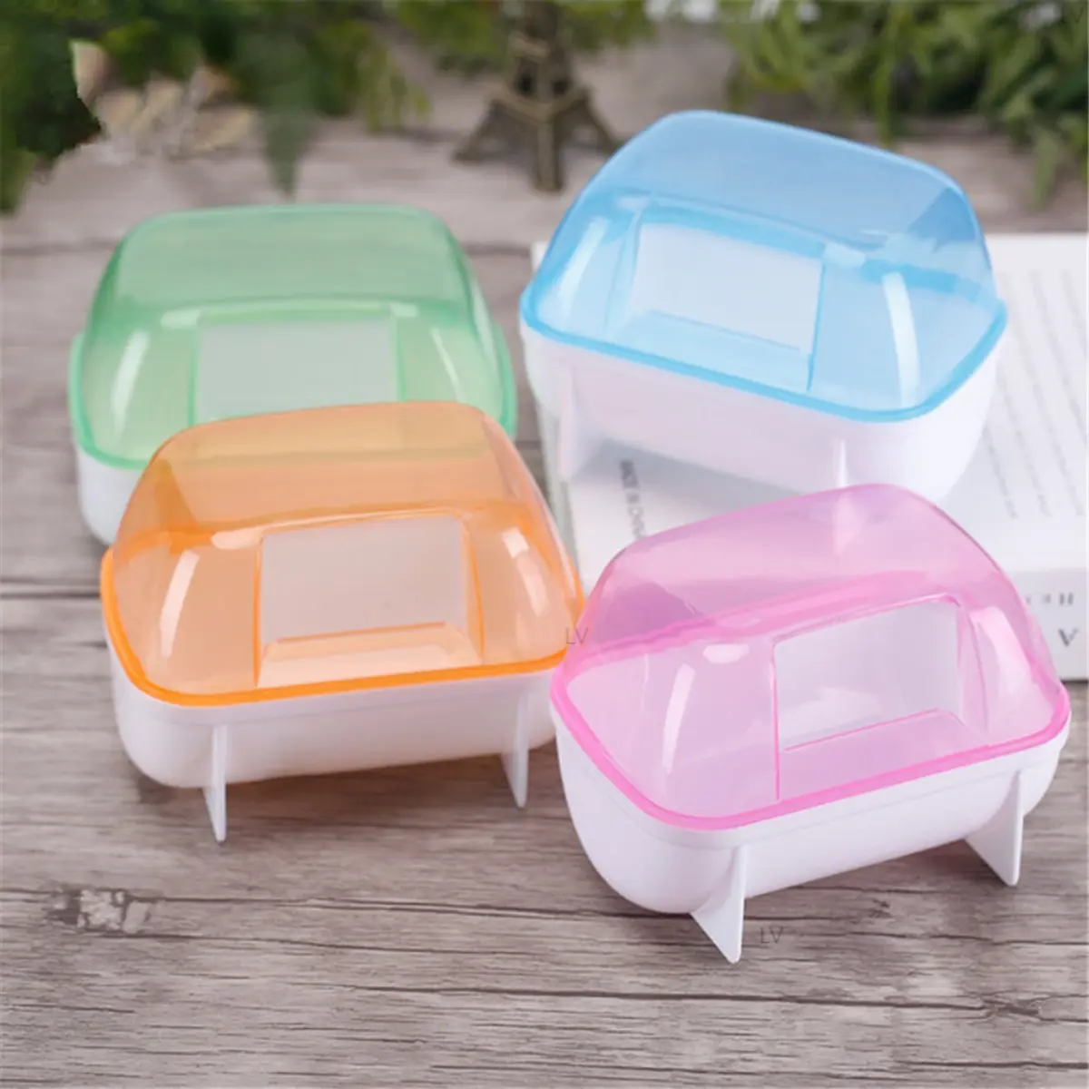 Plastic Pet Sand Bathtub Container Hamster Bathroom Bath Sand Room Sauna Toilet for Small Pet Animals Cage Accessories