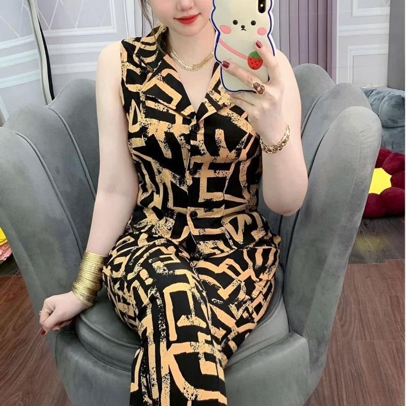 Đồ Bộ Cổ Vét Sát Nách Mango Chất Liệu Loại 1 Có 4 Size từ 43-76kg Vải Mềm Mịn Thấm Hút Mồ Hôi Tốt