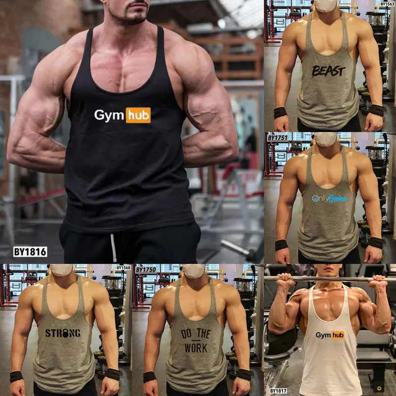PAKET 4 PCS SINGLET GYM PRIA POLOS STRINGER TALI KECIL POLA SEXY KEREN BAGUS Outdoor 5