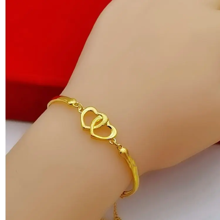 Vòng Tay Trái Tim, Vòng Tay Thiên Nga Mạ Vàng Việt Nam, Dành Cho Nữ, Vòng Tay Thanh Lịch, Mạ Vàng, Màu Lâu Trôi, Có Thể Điều Chỉnh, Hàng Mới Về, [Nhận xét Tích cực 2246] vòng  chỉ  đỏ  skynani lắc  đồng  đỏ vòng  tay  titan  nữ  cỏ  4  lá vòng  chân  chỉ