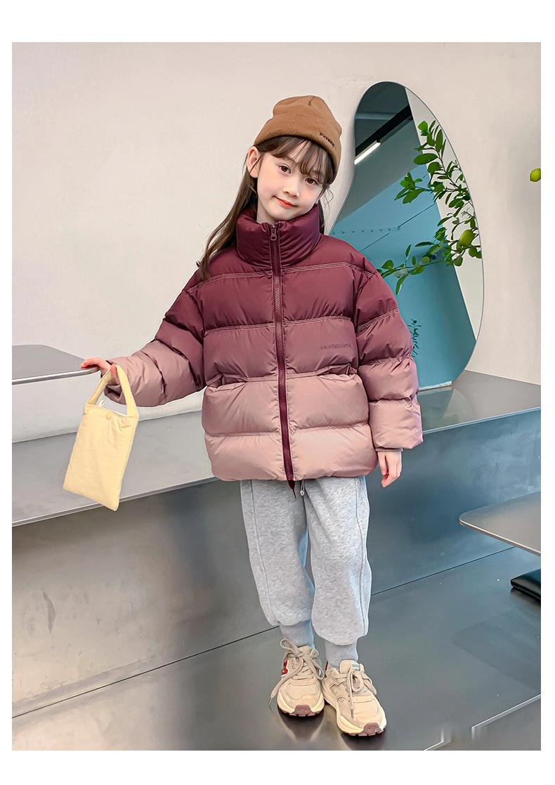 Product Introduction of Áo Khoác Bông Lông Vũ Cho Bé Gái, Quần Áo Mùa Đông, Hàng Mới Về 2024, Áo Khoác Dày Dặn Mùa Đông, Dành Cho Trẻ Em, Áo Khoác Độn Bông Mùa Đông Ngắn, Thích Hợp Cho Bé Gái áo  khoác  hè  cho  bé  gái 10