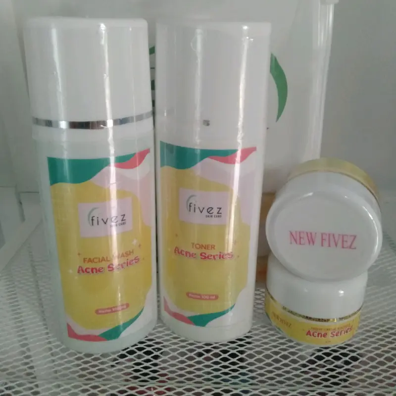 Ecer paket acne newfivezskincare BPOM 0