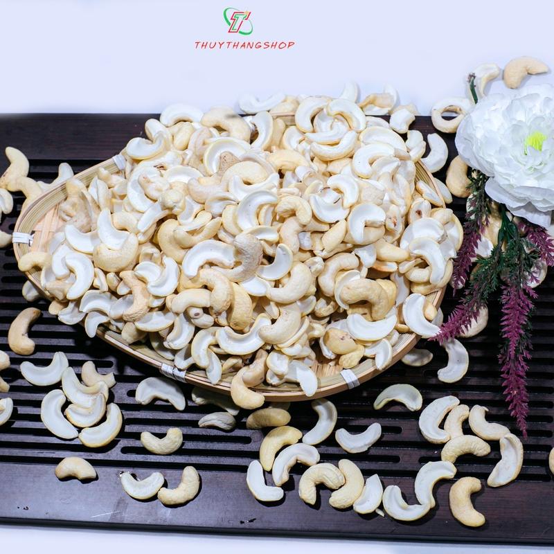 Hạt Điều Thuỷ Thắng Vỡ Tươi Nấu Sữa Hạt Nhân Bình Phước 1 kg 2 túi zip sản xuất tại xưởng có xuất hoá đơn