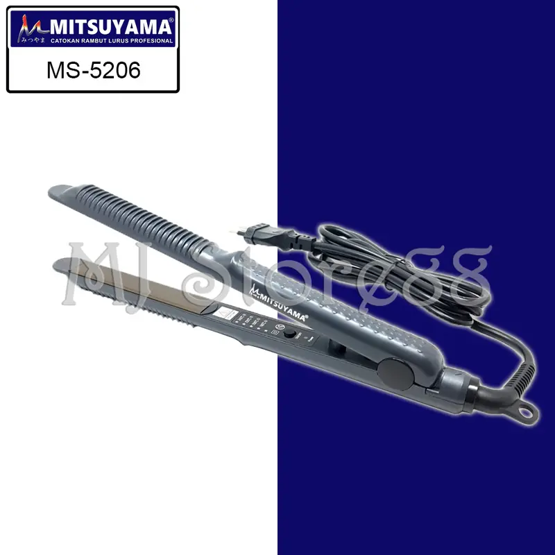 MITSUYAMA / MS-5206 / Catokan Pelurus dan Pengeriting Rambut / Hair Iron Straightener - MJ 5