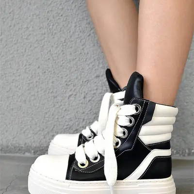 Platform High Top Sneakers TikTok