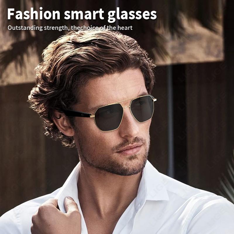 AI Translation Intelligent Glasses Smart Glasses Bluetooth Call Sunglasses Anti-blue Light Filtering Polarized Waterproof Lenses - Image 3