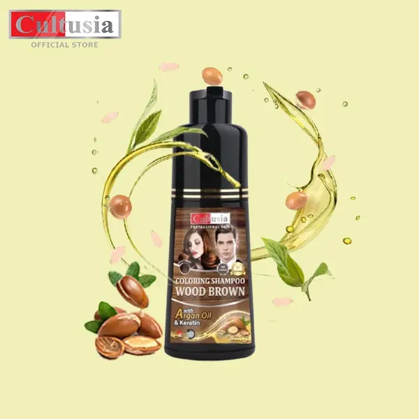 Cultusia Shampoo Penghilang Uban Original BPOM Argan Black 3