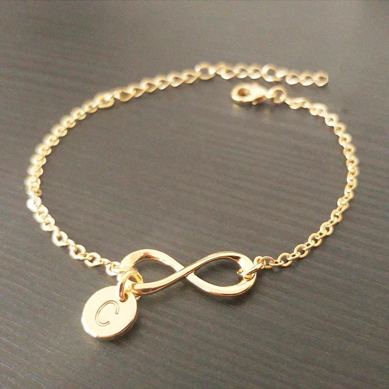 Female Luckly 8 Heart Braceets Bohemian Charm Bracelet Jewelry Infinity Ankles Bracelets for Woman Engagement Jewelry 4
