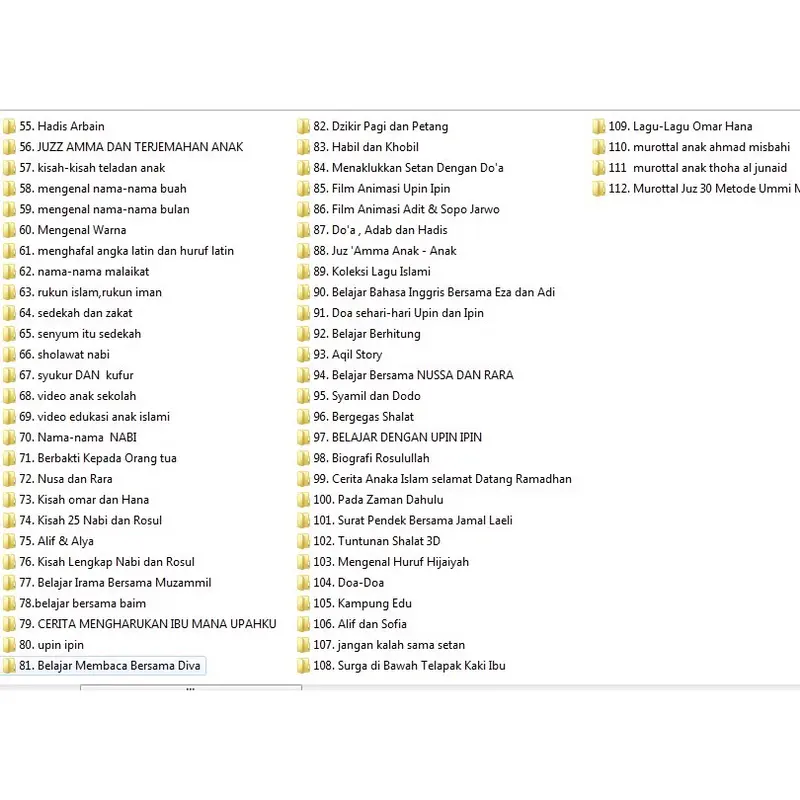 Flashdisk Edukasi Anak Muslim 32GB Video | Free OTG flash  disk Komputer Storage 2