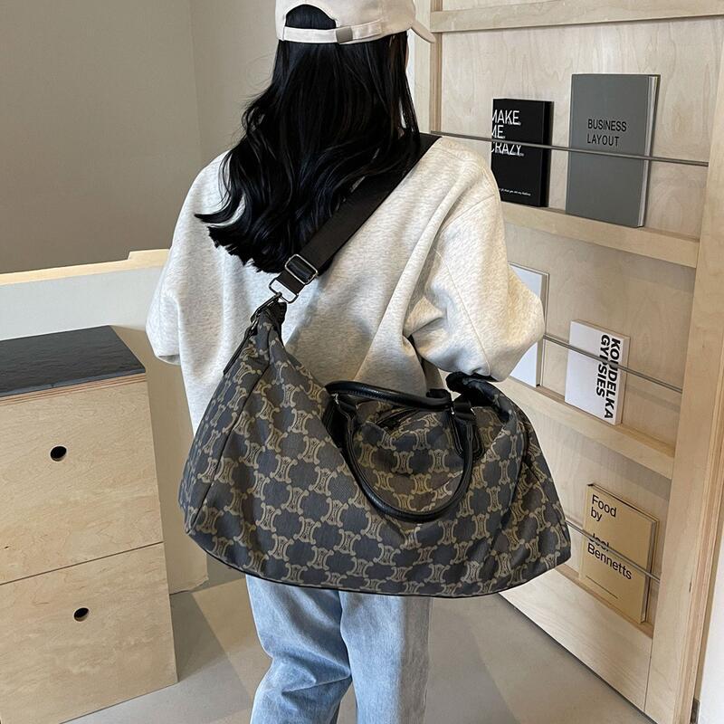 Product Introduction of Large capacity new men's and business travel storage luggage bag, women's yoga fitness handbag, single shoulder luggage  bag ash  trevino  duffle  bag beg  lc  travel duffle  bag riize  travel  bag Extra Large Waterproof Moving Bag travel  bags 23