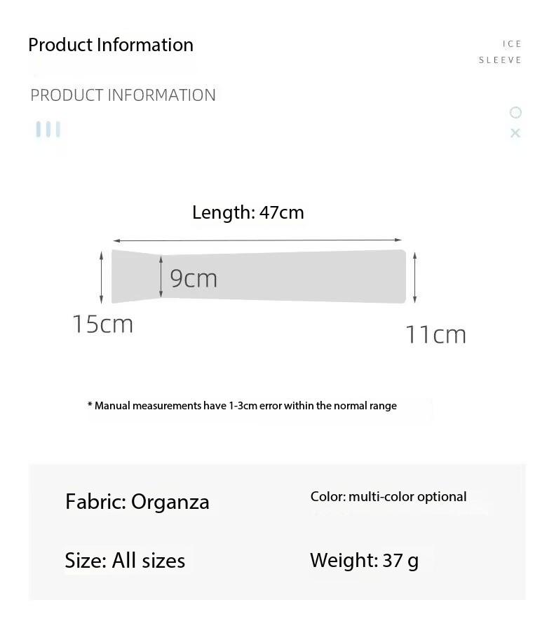 Product Introduction of Sun protection sleeves, high appearance, loose, suitable for summer, outdoor driving and riding, UV protection, light and breathable, foam sleeves, suitable for arms 0