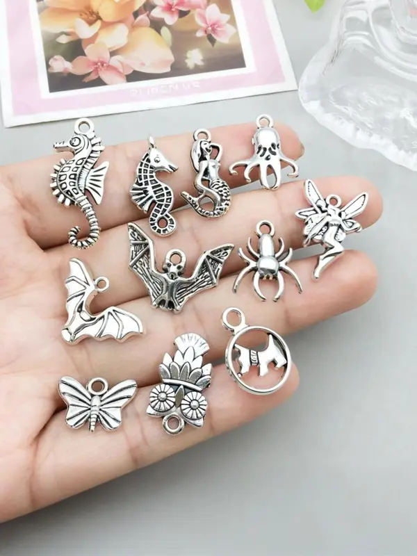 Animal Series Charms, Mixed Shaped Pendant, DIY Jewelry Making Supplies for Bracelet & Necklace, Fashion Accessories for Women & Girls 3