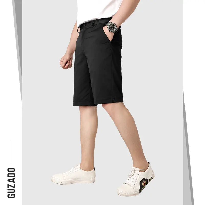Quần Short Nam MKS01 Chất Liệu KaKi Dày Dặn Form Âu Nhiều Màu Sắc Dễ Mix Đồ Thương Hiệu Guzado 8