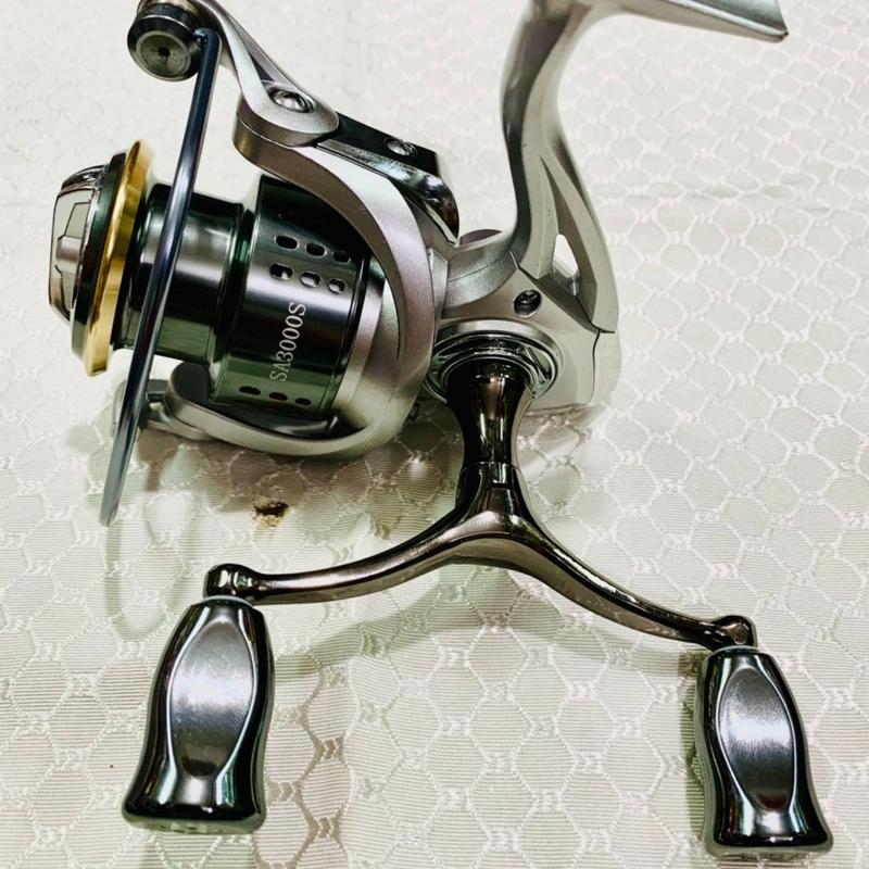 Máy Câu Cá Deukio tay quay đôi cối nông SA 3000s Fishing Đi Câu Bắt Cá