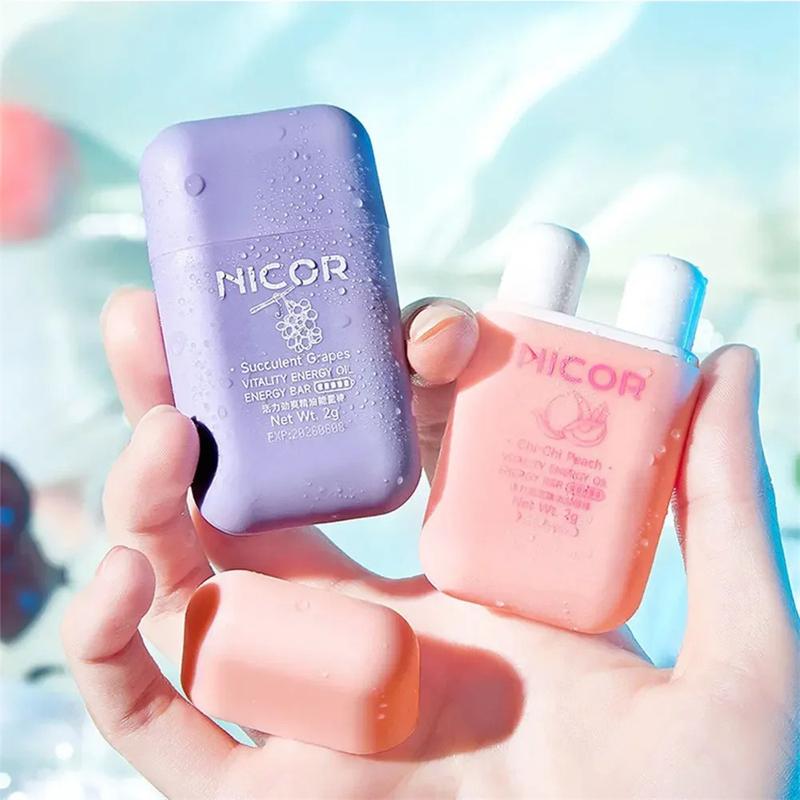 Product Introduction of 【BUY 1 TAKE 1】Refreshing Sober Stick Pocket Nicor Double-hole Refreshing Box Essential Oil For Congestion Relief Relaxation Y-Q 22
