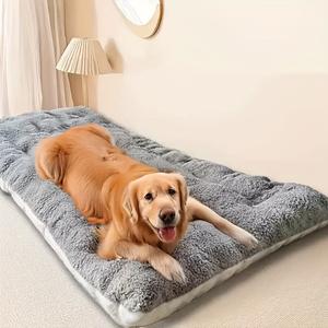 【Actualizado Extra Grueso】Colchón para cama de perro XXL de alta resistencia, acolchado ampliado para golden retrievers y labradors, relleno de poliéster duradero para uso interior y exterior, regalo ideal para dueños de perros grandes