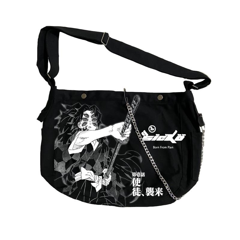 Túi Đeo Chéo Kokushibou học tiết Manga Canvas Bag Đeo Vai tuideo  cheonam