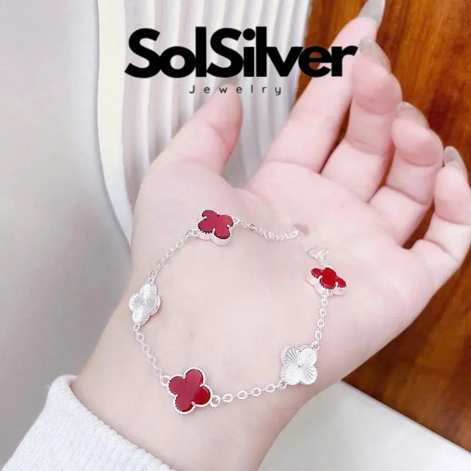 Lắc tay hoa 10li mix phay SolSilver