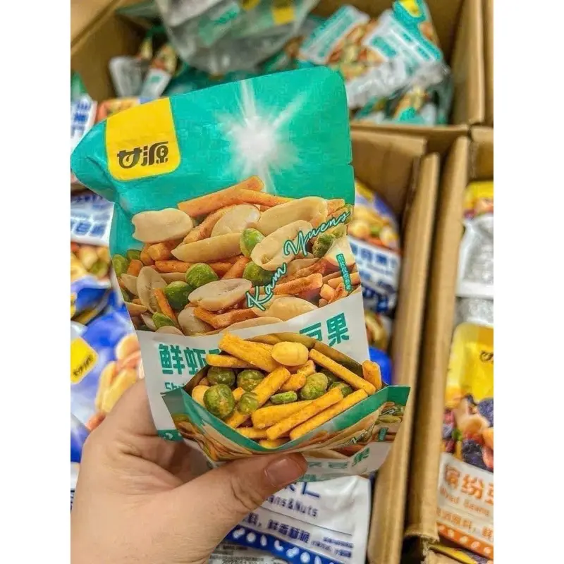 1kg Gói Hạt Mix Dinh Dưỡng GANYUAN gói, Mix Trái Cây Sấy Giòn, Hạt Ngũ Cốc Sấy Khô Tẩm Tẩm Vị Nội Địa, Ít Chất Béo Vị Trái Cây Tự Nhiên - Food có túi ngũ cốc ăn sáng ngũ cốc & yến mạch có không caffeine 7 8