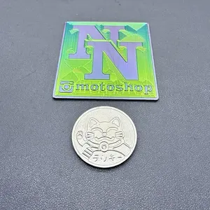 SATUAN EMBLEM LOGO KUCING BATOK SETANG XMAX NMAX AEROX LEXY TITANIUM VIETNAM - SILVER