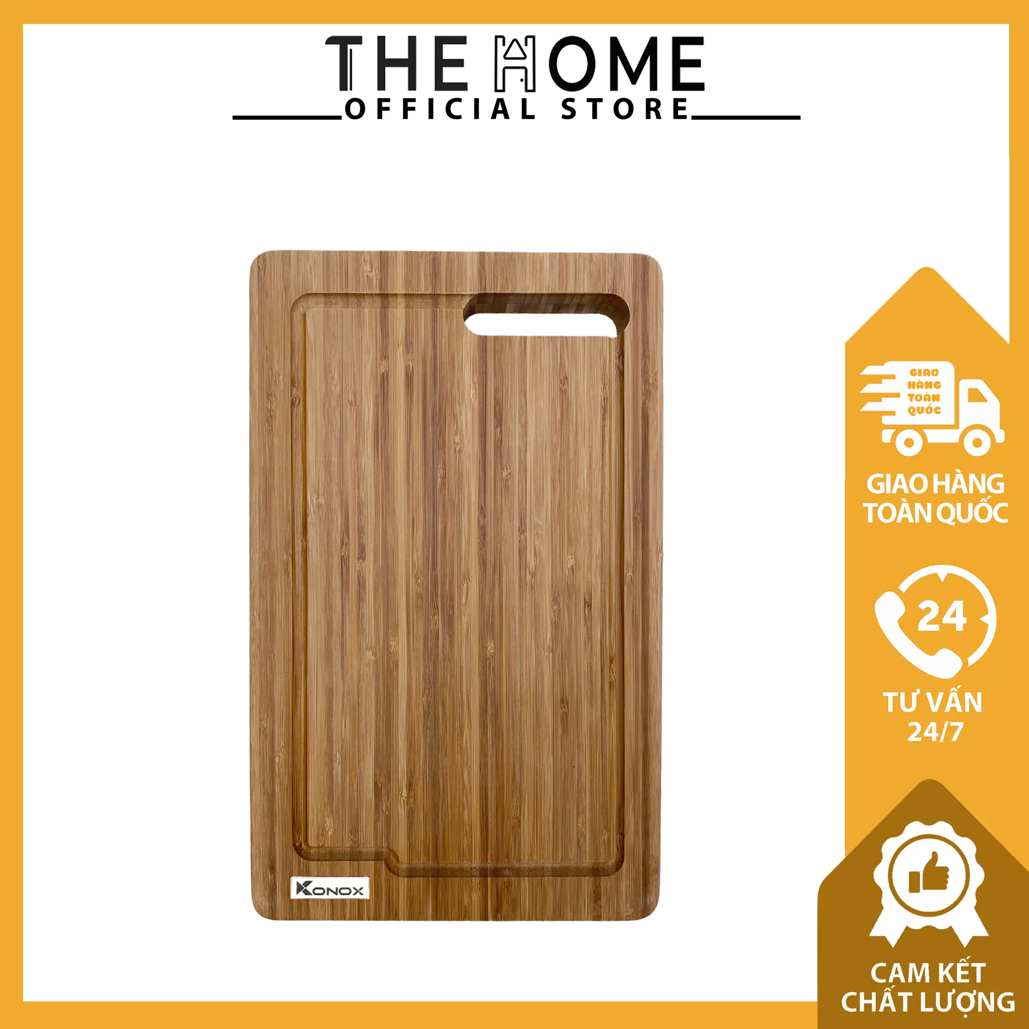 Thớt Gỗ – Cutting Board – CB01 Gỗ Tre Ít Hấp Thu Nước, Không Cong Vênh, Không Mủn Và Dễ Dàng Vệ Sinh