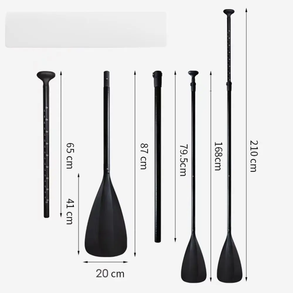 Mái chèo nhôm luôn nổi nổi 3 khúc, mái chèo SUP ván chèo đứng bơm hơi, mái chèo Kayal