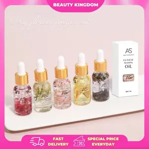 AS Dry Flower Cuticle Nourish Oil 15 Ml Nourish / Kutikula Nail Treatment / Vitamin Nutrisi Kuku Rapuh