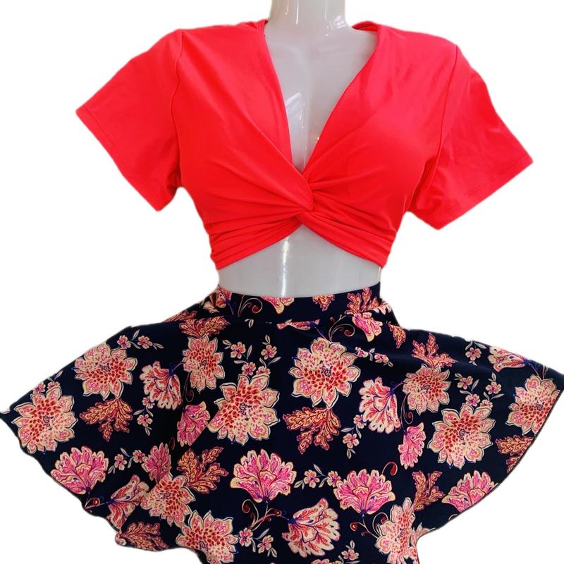 (Size 60-75kg) Các mẫu bikini 2 mảnh với áo xoắn ngực trẻ trung rực rỡ cho Nữ 1