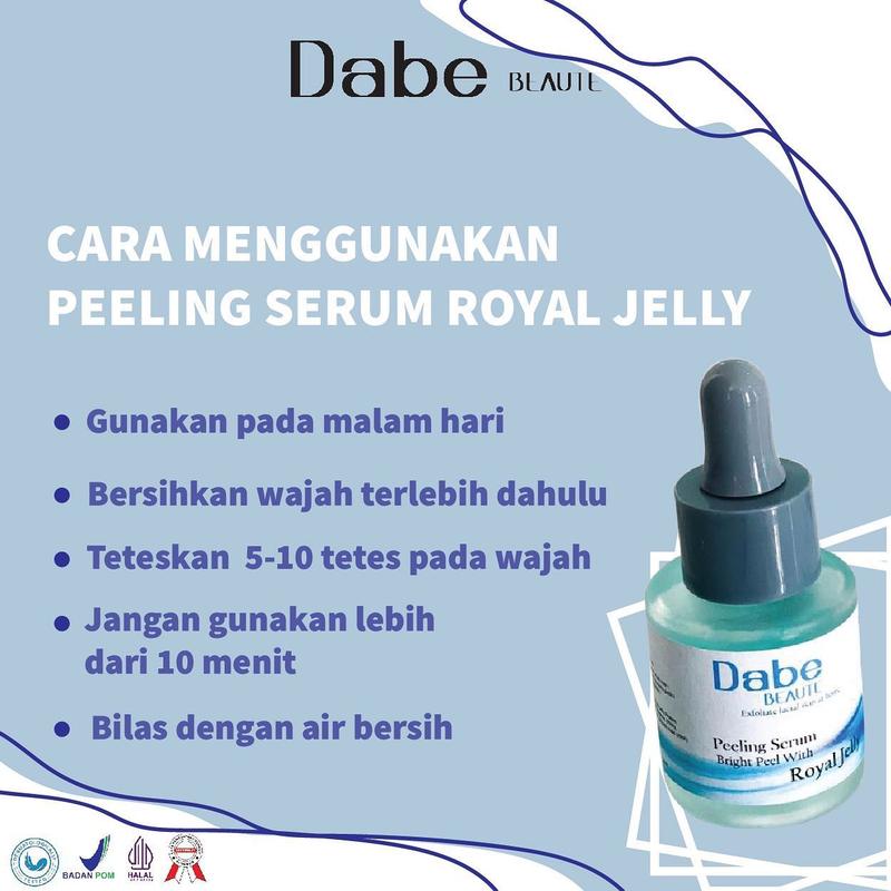 Peeling Serum AHA BHA PHA Ukuran 20ml Dabe Beaute Exfoliasi Wajah Hitam Mencerahkan 3