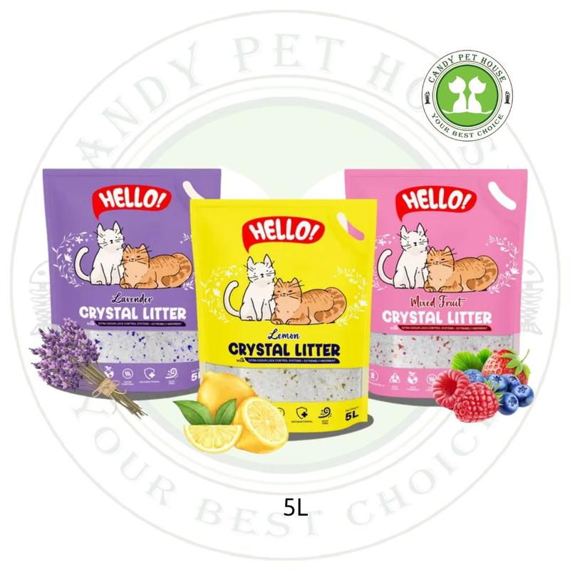 Hello Crystal Pasir Kucing Kristal / Cat Litter - 5L - TikTok Shop Malaysia