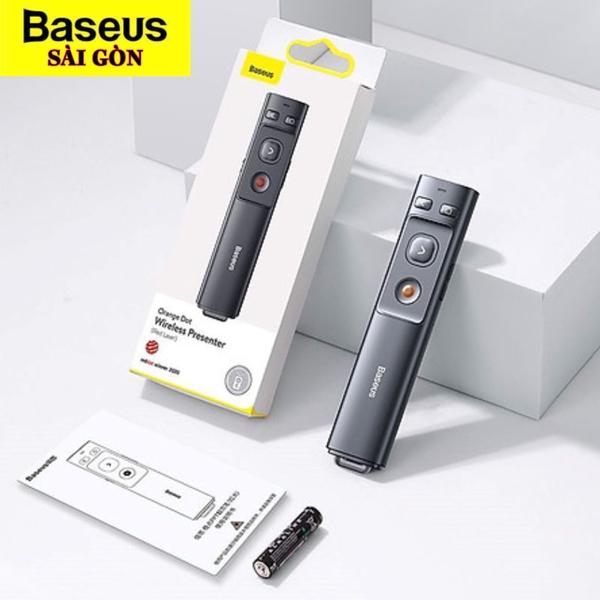 Bút Laser trình chiếu Baseus Orange Dot Wireless Presenter - ACFYB