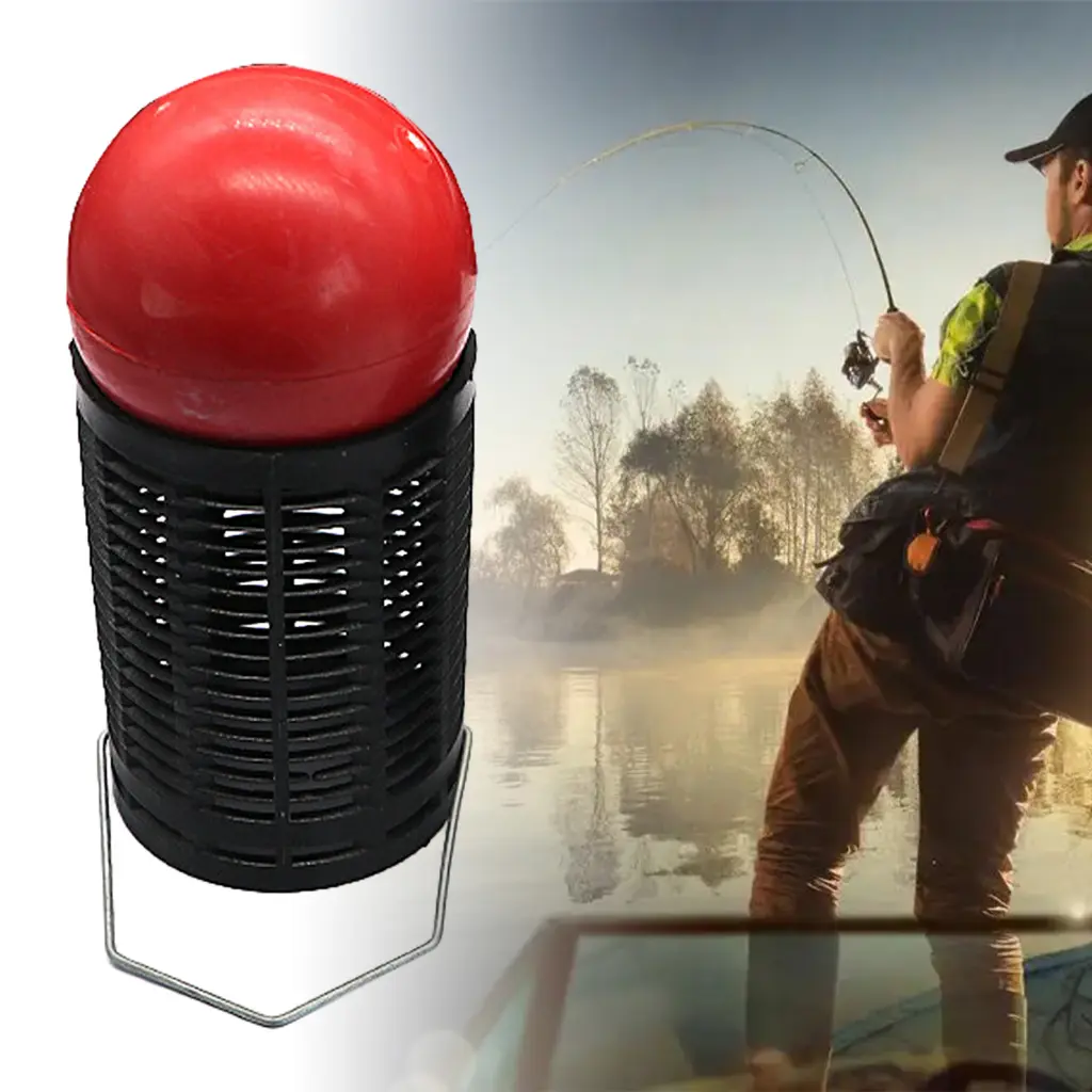 Zwudqco- Nesting Device High Stability Portable Bait Cage Versatile Bait Holding Thrower Fishing Tackle Fishing Gear Accessories High Stability