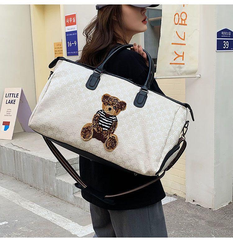 Product Introduction of Fashion Portable Travel Bag Large Capacity Crossbody Female Luggage Storage Bag New Gym Bag Maternity Package Dry Wet Separation 15