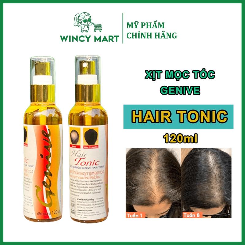 [Nội Địa Thái] Xịt Mọc Tóc Genive Hair Tonic Ngừa Hói Đầu, Giúp Mọc Tóc, Dưỡng Tóc Thái Lan 120ml - Wincy Mart Nữ Chăm Sóc Tóc
