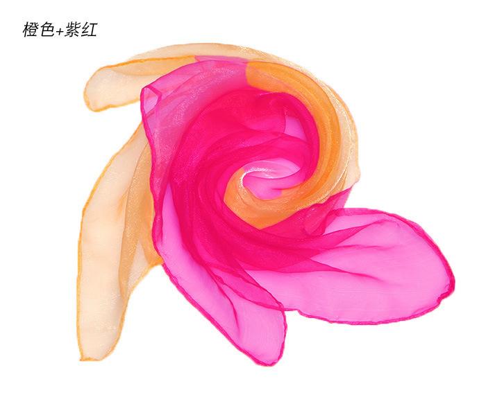 Product Introduction of Khăn Quàng quàng cổ Gradient Trơn Quà Tặng đầy màu sắc, Khăn Quàng quàng cổ vuông Nhỏ Thích hợp Biểu Diễn Khiêu Vũ, Biểu Diễn Mẫu Giáo, Khăn Quàng quàng cổ 3